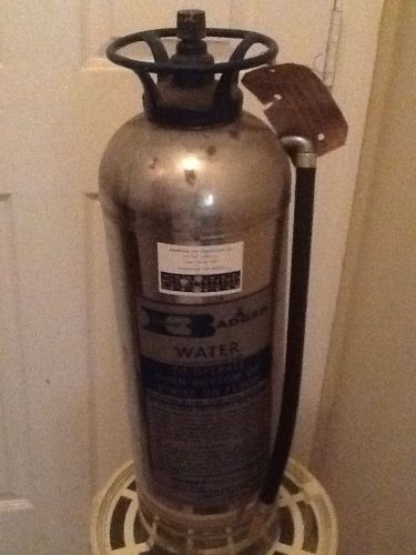 Vintage Badger Automatic Water Or Loaded Stream 2 1/2 Gal  Fire Extinguisher