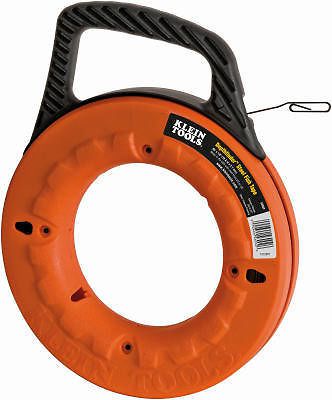 KLEIN TOOLS Depthfinder 1/8-Inch x .062 x 65-Ft. Steel Fish Tape