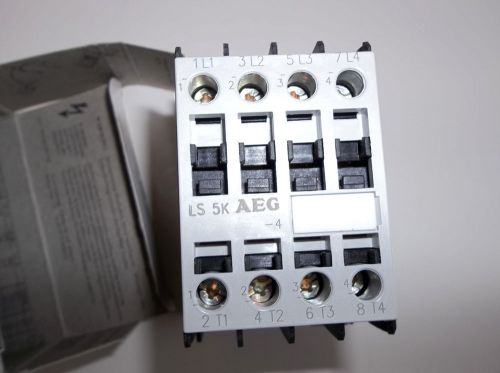 4 pole contactor 230vac aeg #ls5k-4-co ~new~ below wholesale price ~ $ave for sale