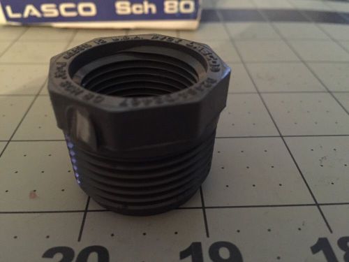 Schedule 80 PVC1 x 3/4 Inch Bushing, Flush, Mipt X Fipt Lasco