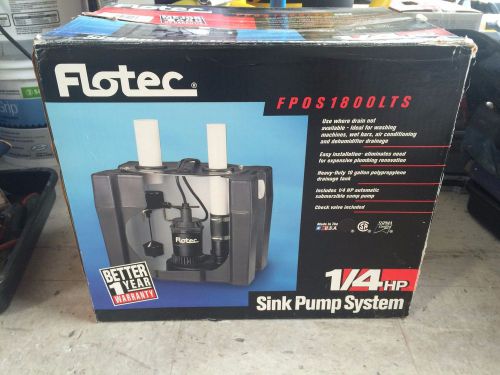 Pentair Water Flotec Simer FP0S1800LTS-11 Sink Pump System