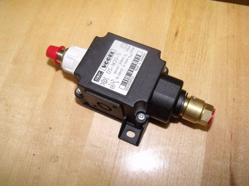 Vogel SKF DS-W20 5 Pressure Switch 20 Bar DS W3 5 4 Pole Sensor Plug