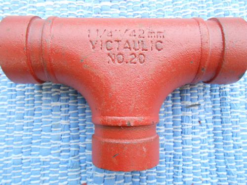 1-1/4&#034; Victaulic Grooved TEE