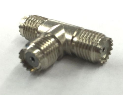 NEW Mini UHF Female T-Adapter