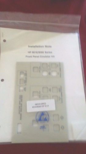 ~NEW~ AGILENT/HP 08510-60022 Front Panel Emulator Kit - 8510/8360