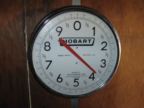 Hobart produce hanging scale pr30-1 double sided dial 30 lbs cap *not working for sale