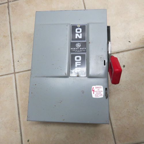 General Electric GE 30 amp Heavy Duty Safety Switch 600 VAC TH3361