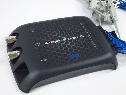Mint LeCroy LogicStudio 16 LCRY2601N02446 100MHz USB Logic Analyzer 8 Channel