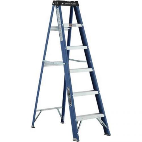 *new* louisville fiberglass ladder 6&#039; ladder multi-purpose **free shipping** for sale