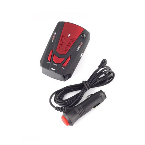 RED GPS Car Radar Detector 16 Band K Ka VG-2 V7 LED display 360 degree