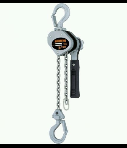 Harrington lx-005-5 new 1/2 ton mini puller with 5 ft lift hrh lx0055 hoist for sale