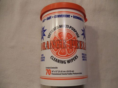 New tub 70 textured multi-purpose orange peels cleaning wipers grease oil paint for sale