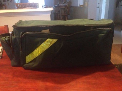 Advanced Trauma Shuttle Bag,Safety International, Green, EMT, EMS Medic Bag, O2