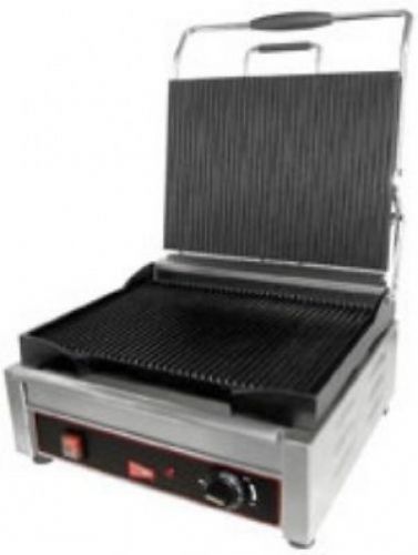 Commercial Heavy Duty Panini Press Sandwich Grill Grooved NSF CECILWARE SG1LG240