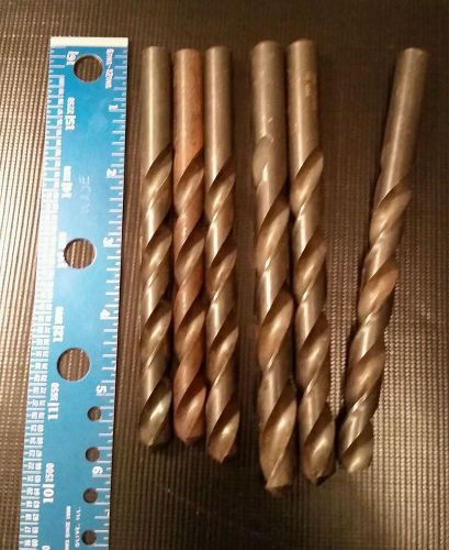 Skf hs hss drill bit lot of various sizes made in usa brazil for sale
