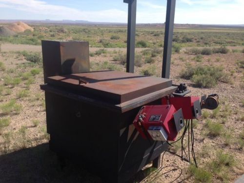 Nice Big gas furnace for large crucibles - double blowers