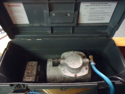 SEELYE Model 63 , Thermoplastic, Plastic Welder, w/ Compressor and case + extras