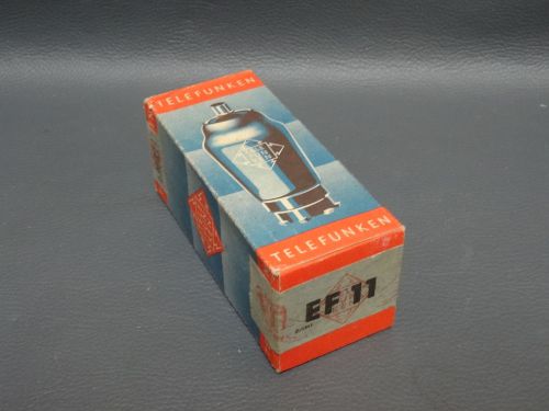 TELEFUNKEN EF11 VACUUM PENTODE TUBE // NOT OPENED  !!