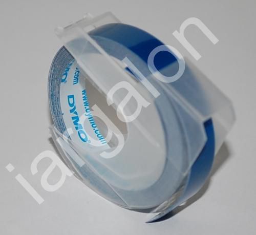 DYMO Embossing Tape Glossy Blue 3/8&#034; x 6 Ft NEW Label Labeling
