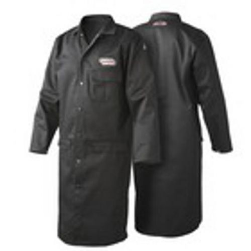 Lincoln Electric K3112 9oz. FR Black Welding Lab Coat, X-Large