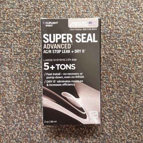 Cliplight 948kit super seal advance ac/r stop leak &amp; dry r leak sealant - new! for sale