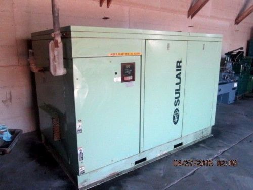 Sullair 150hp ls-20s screw industrial air compressor rebuilt in 2008 / 1998 mfg for sale