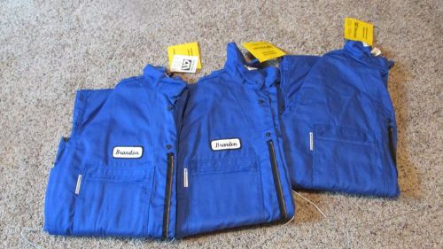 NWT THREE PAIR OF WENNAS ANTIFLAME WORK COVERALLS FOR TGGT SIZE 46 REGULAR