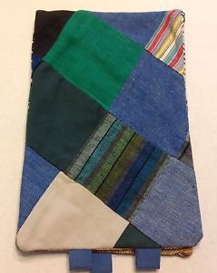 NEW VINTAGE QUILT SPIRAL NOTEBOOK COVER, 6&#034; x 9&#034;, handmade