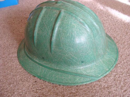 Vintage jackson safety products green type sh-1 fiberglass hard hat usa for sale