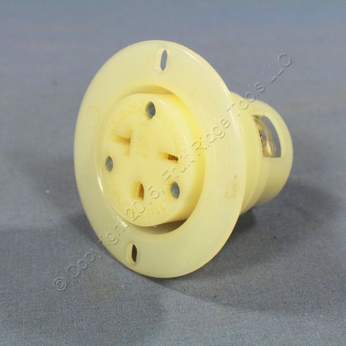 Leviton Straight Blade Flanged Outlet Receptacle NEMA 6-20R 20A 250V Bulk 5479-C