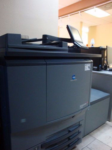 Konica minolta bizhub pro c6500 w/ fs-607 booklet maker finisher/creo controller for sale