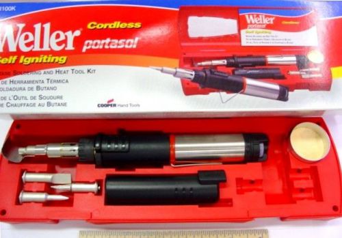 Weller psi100k super-pro self-igniting cordless butane soldering iron kit for sale