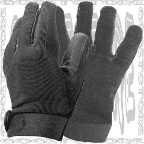 XL Biker Driver ATV Mechanic Police Shooting Real Leather Bay Fishing Gloves