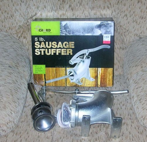 CHARD BRAND MODEL HS-5 - 5lb CAST IRON SAUSAGE STUFFER -- NEW