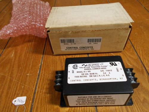 Emerson / Control Concepts Islatrol I-105 Tracking Filter, 120VAC, 50/60Hz, 5.0A