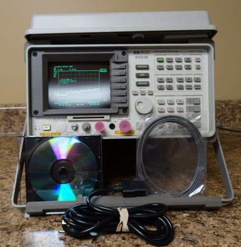 HP Agilent Keysight 8593E Analyzer with Option 041/130 (Calibrated in February)