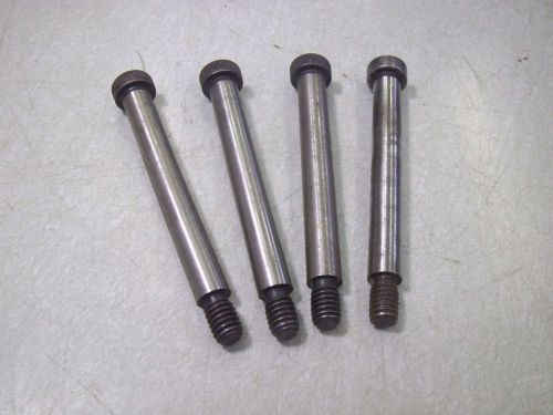 (4) 3/8 X 3 SHOULDER SCREWS NEW 5/16-18X1/2 THREADS S.H.C.S #58848