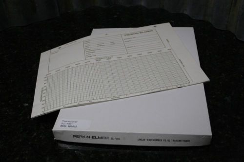 NOS Genuine Perkin Elmer 007-1061 Linear Wavenumber VS % Transmittance FREE S&amp;H