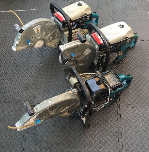 Lot of 3 makita dpc7311 concrete saws cutoff  14&#034; saw. for sale