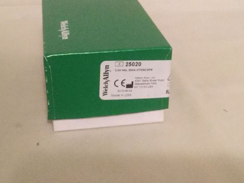 WELCH ALLYN 3.5V STANDARD OTOSCOPE  #25020/25020A NEW!