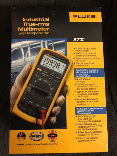 Brand new fluke 87-v multimeter industrial true-rms multimeter never been opened for sale