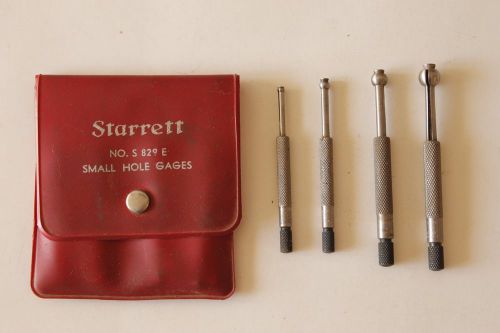 STARRETT NO. S 829E  SMALL HOLE GAGES