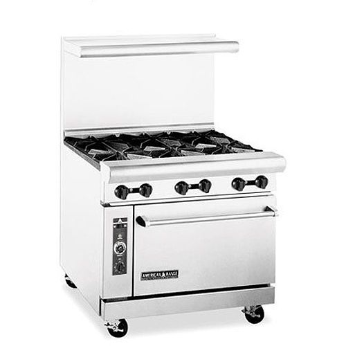 American Range AR-6NV, 6-Burner Gas Range with Innovection Oven, ETL