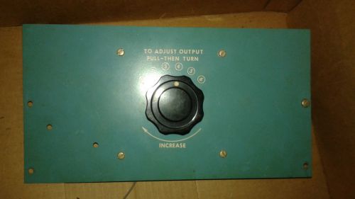 Christie current adjust knob panel motor speed control module board electrical for sale