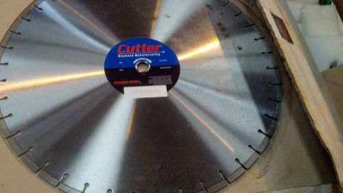 CUTLER DIAMOND MFG  24&#034; DIAMOND SAW BLADE FPW24155 NEW