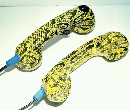 Loop Check Phone Set Continuity Test a Phone Electrician Tools Yellow Snake Skin