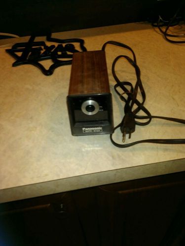 Vintage Electric Panasonic Pencil Sharpener Auto-Stop KP-77 Works.