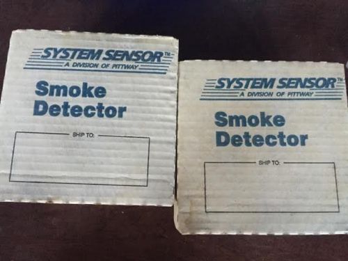 System sensor 3114a smoke detector 400 series 2400 for sale