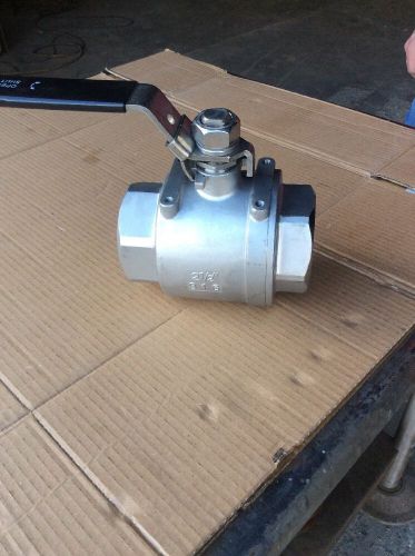 2-1/2&#034; Stainless Steel Ball Valve 316 WOG 1000