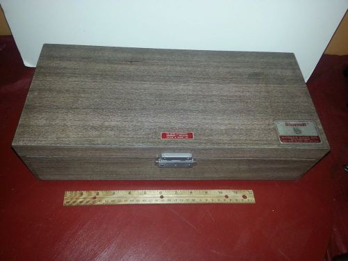 Starrett Webber RS92A1X 103 piece Rectangular English Gage Block Set Metal Work